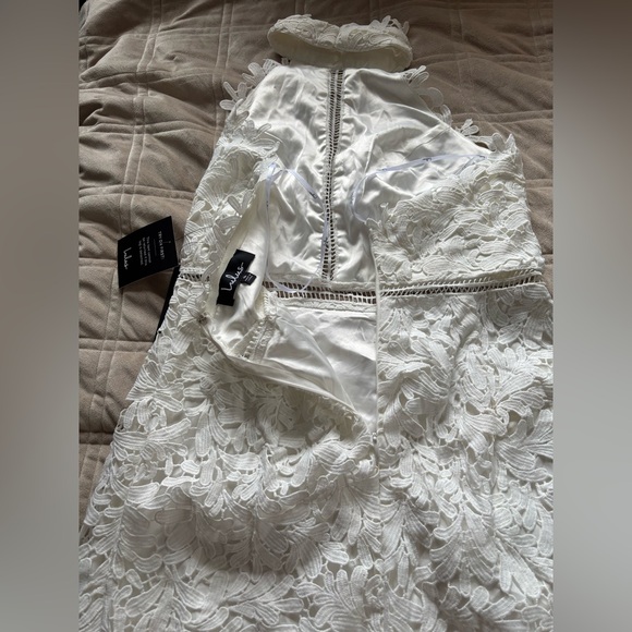 Lulu's Divine Destiny White Lace Midi Dress - Picture 8 of 11